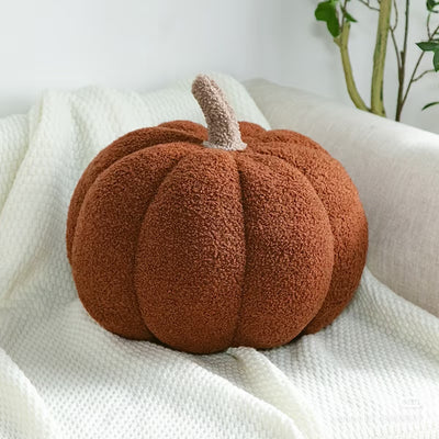 Cozy Pumpkin Plush Cushion